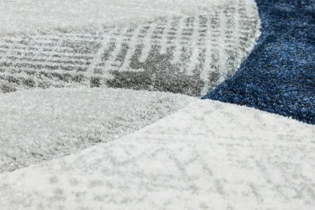 Koberec Kandy N390A sivý / modrý