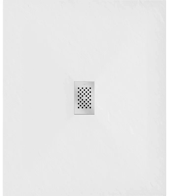 Mexen Hugo, obdĺžniková sprchová vanička SMC 130 x 100 cm, biela, oceľová krytka, 42101013-X