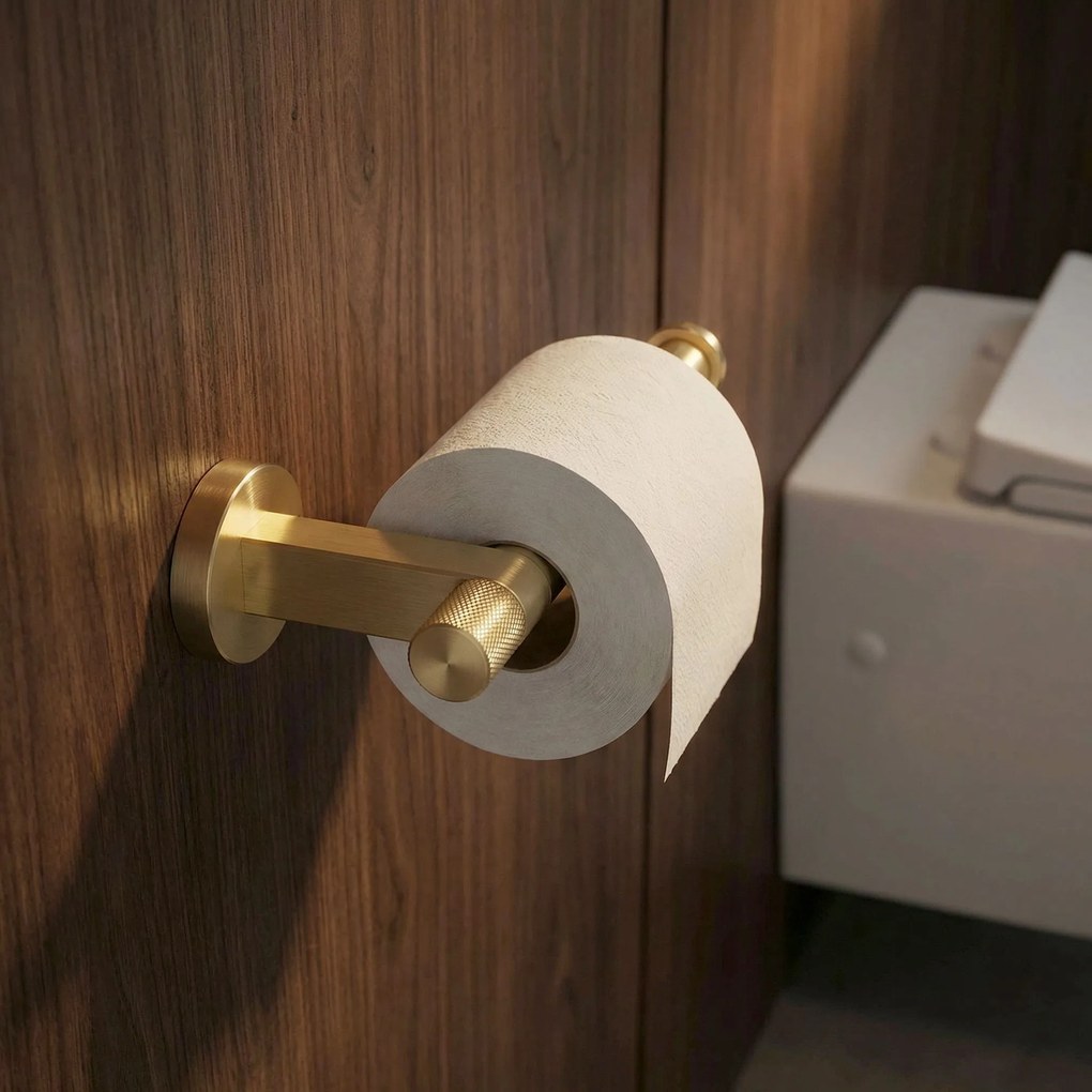 Rea Ori, držiak na toaletný papier 39105, zlatá matná, REA-98064