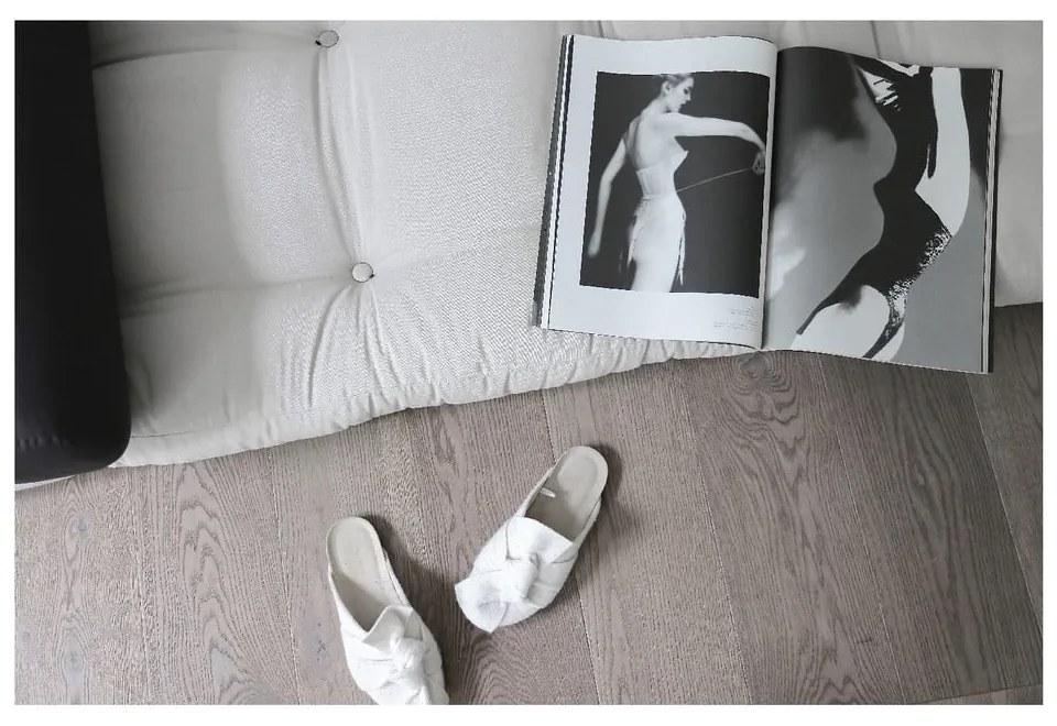 Sivý futónový matrac 70x200 cm Wrap Grey/Dark Grey – Karup Design