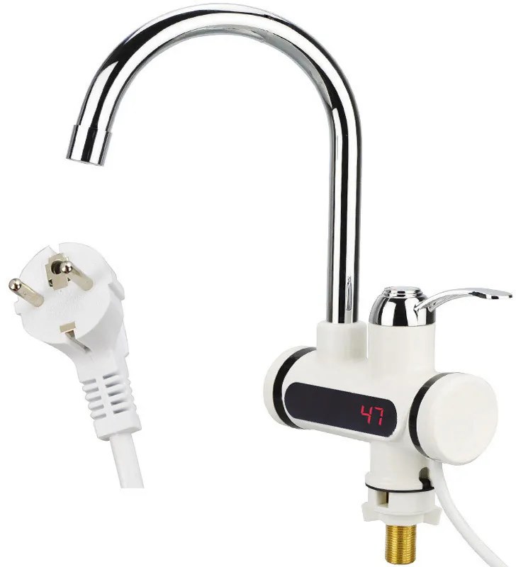 Batéria na okamžitý ohrev vody s LED displejom- Vertikálne, dolné pripojenie