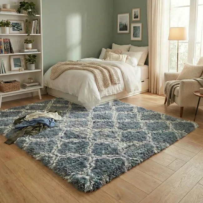 Protišmykový koberec DECOR strieborný