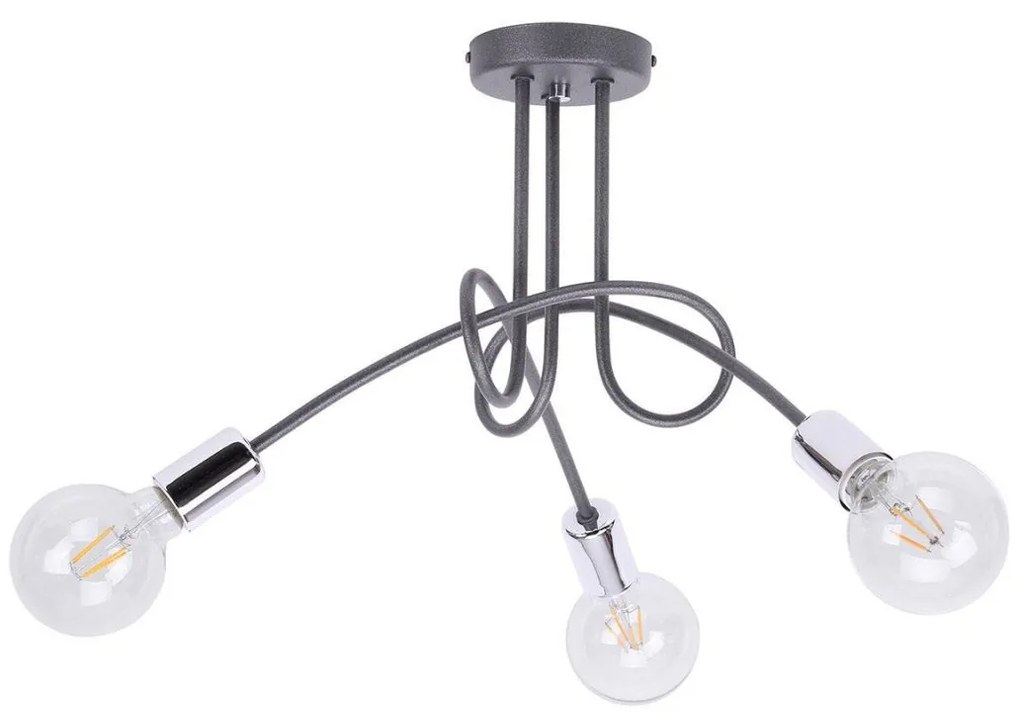 Stropné svietidlo Edison 3, výber z 3 farieb, ch