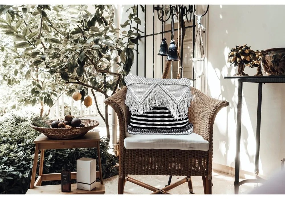 Vonkajší vankúš z recyklovaného plastu Green Decore Hobart, 45 x 45 cm