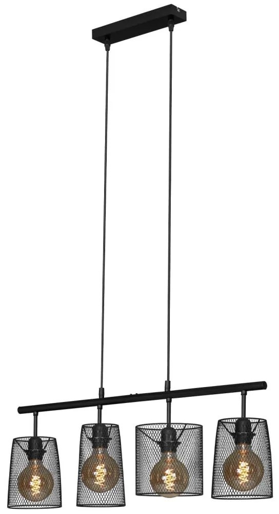 Brilo 4026-045 - Luster na lanku RETRO 4xE27/60W/230V