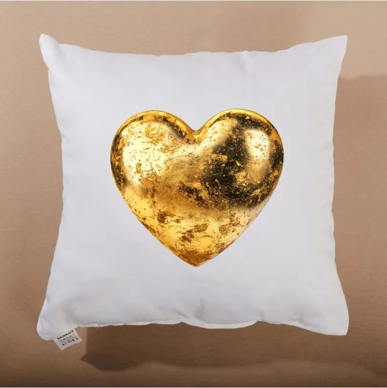 Dekoratívny vankúš Golden Heart 40x40 cm EMI