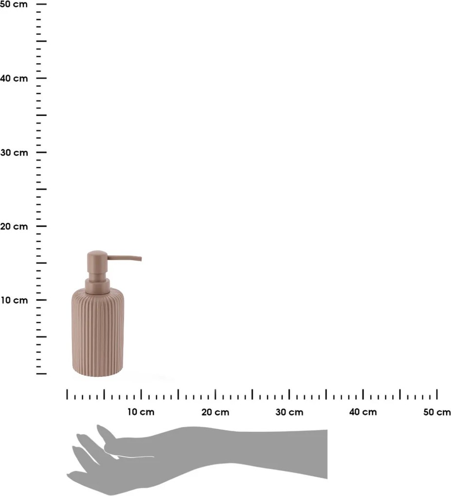 Dávkovač mydla Sida, béžová, 230 ml
