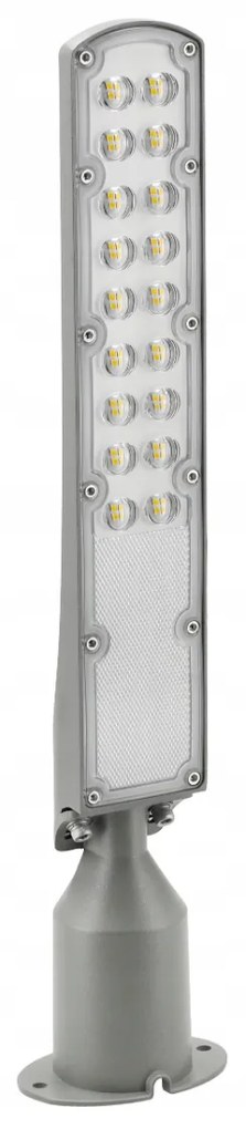Germina LED pouličná lampa / lampáš HERMETIC 50W sivá 5000lm 5000K