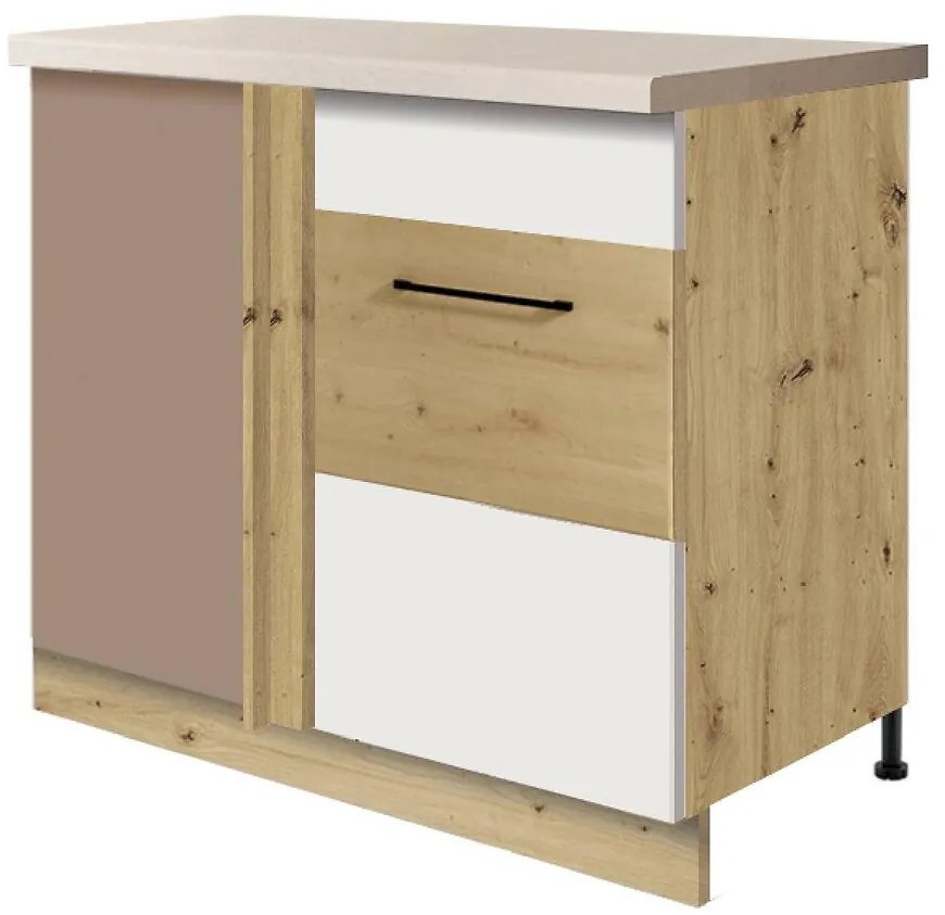 Skrinka do kuchyne Infinity 25D P WHITE ARTISAN police