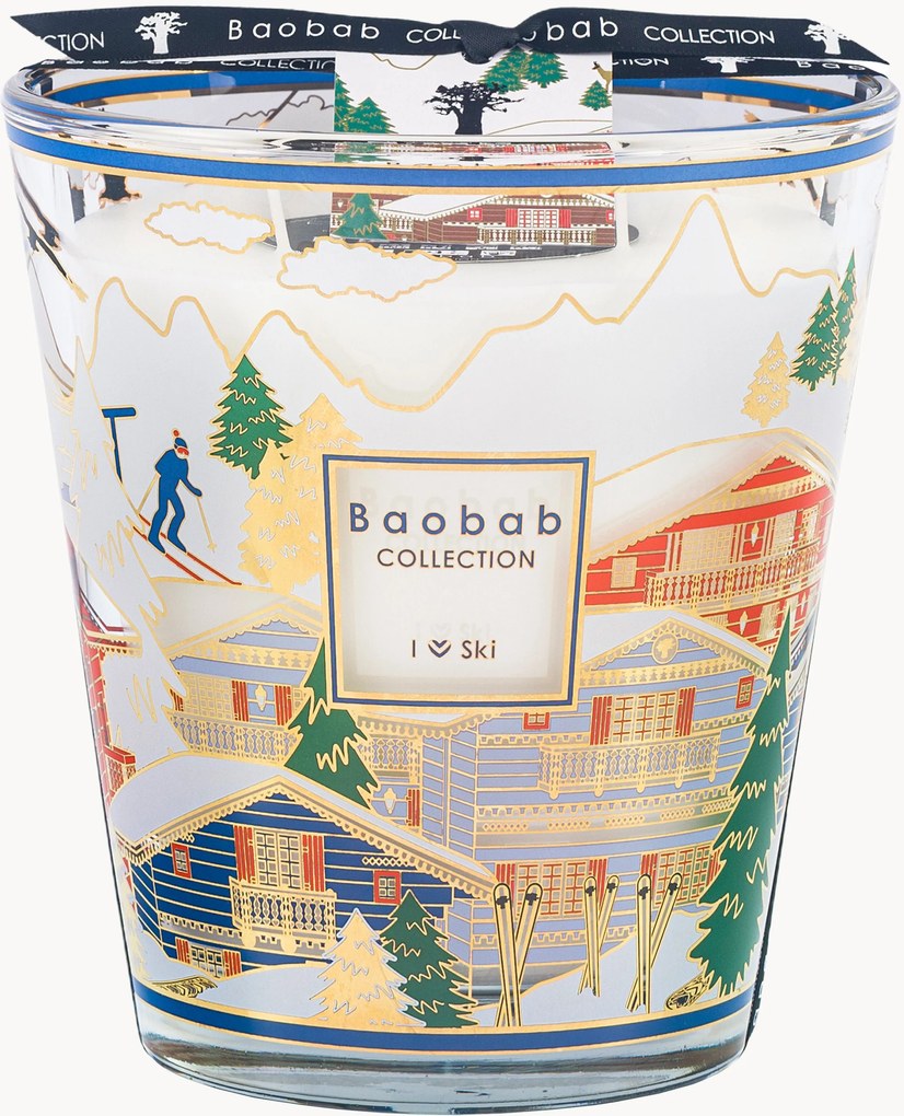 Vonná sviečka I Love Ski (figový list, kosatec, pižmo)