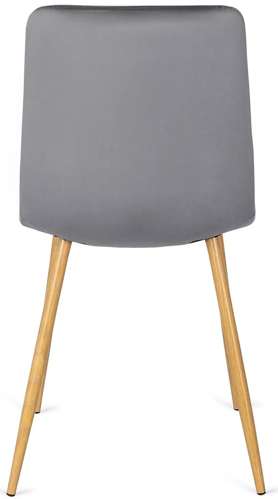 PROXIMA.store - Čalúnená jedálenská stolička FREDY FARBA: sivá, FARBA NÔH: buk
