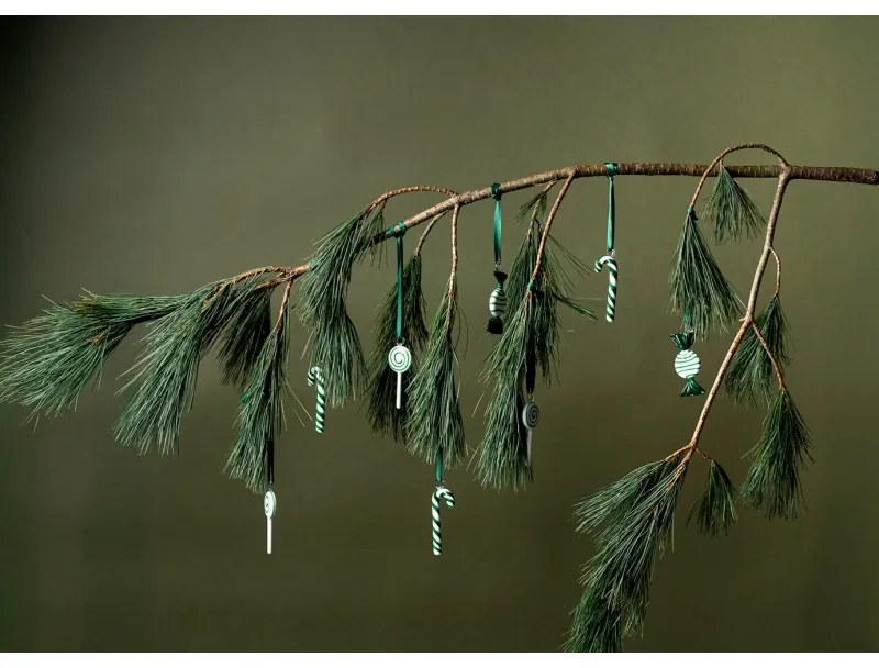 Vianočné ozdoby Sweets 3ks, zelené