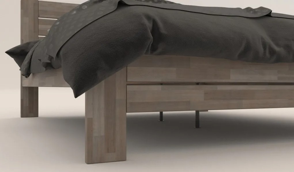 Posteľ Emilia 180x200 cm, šedý buk