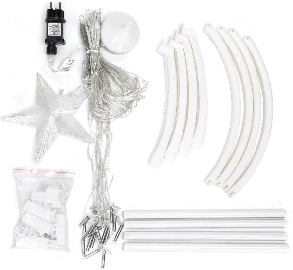 Aigostar - LED Zunanja božična dekoracija LED/3,6W/230V 150 cm IP44 hladno-bela