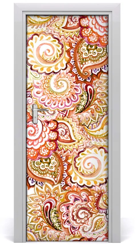 Samolepiace fototapety na dvere ornamenty 95x205 cm