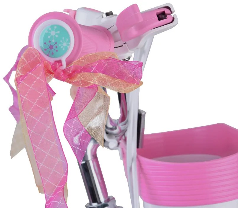 Detský bicykel 14" Little Swan RoyalBaby RB14-18 - ružový
