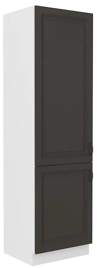 Kuchynská skrinka STILO grafit mat/biela 60lo-210 2f