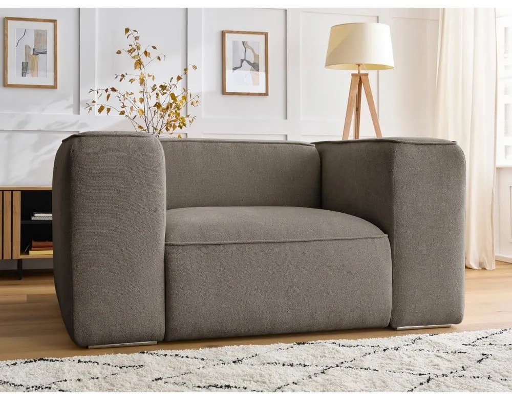 Sivobéžové kreslo Zephyr – Bobochic Paris