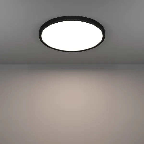 Eglo 901301-LED Stropné svietidlo FUEVA LED/17W/230V 2700/4000/6500K pr.38,9cm čierna