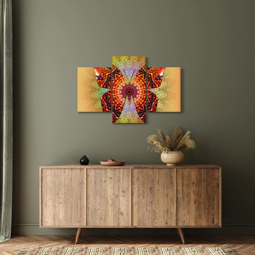Obraz - Etno motýľ (90x60 cm)