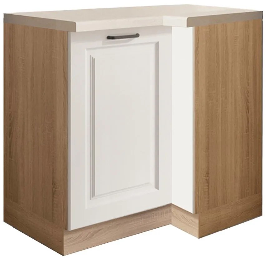 Kuchynská skrinka Smart 15D ľavá Sonoma/biely Mat