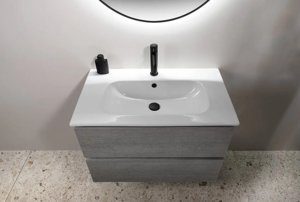 Sapho Sapho, EZARA umývadlová skrinka 79,8x52x46cm, dub cuneo, EZ801-2525