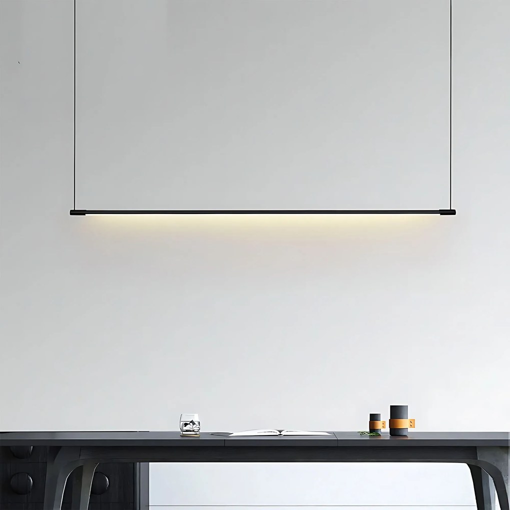 Toolight Toolight, LED závesné osvetlenie 150cm, 18W, 3000K, LHJ032-CP, čierna matná, OSW-50015