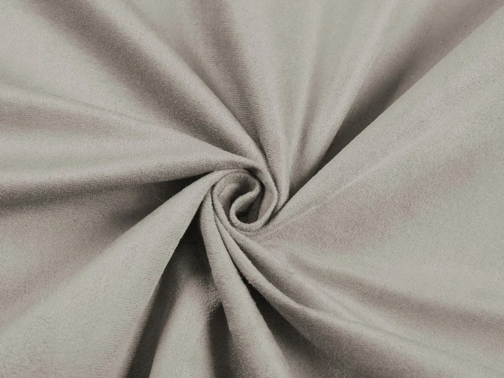 Biante Štvorcový obrus/imitácia brúsenej kože Alcantara ALC-014 Svetlo sivý 130x130 cm