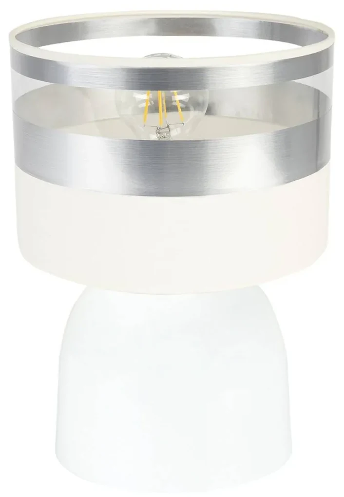 Stolná lampa Intense Chrome, 1x textilné tienidlo (výber zo 6 farieb), (výber z 3 farieb konštrukcie)