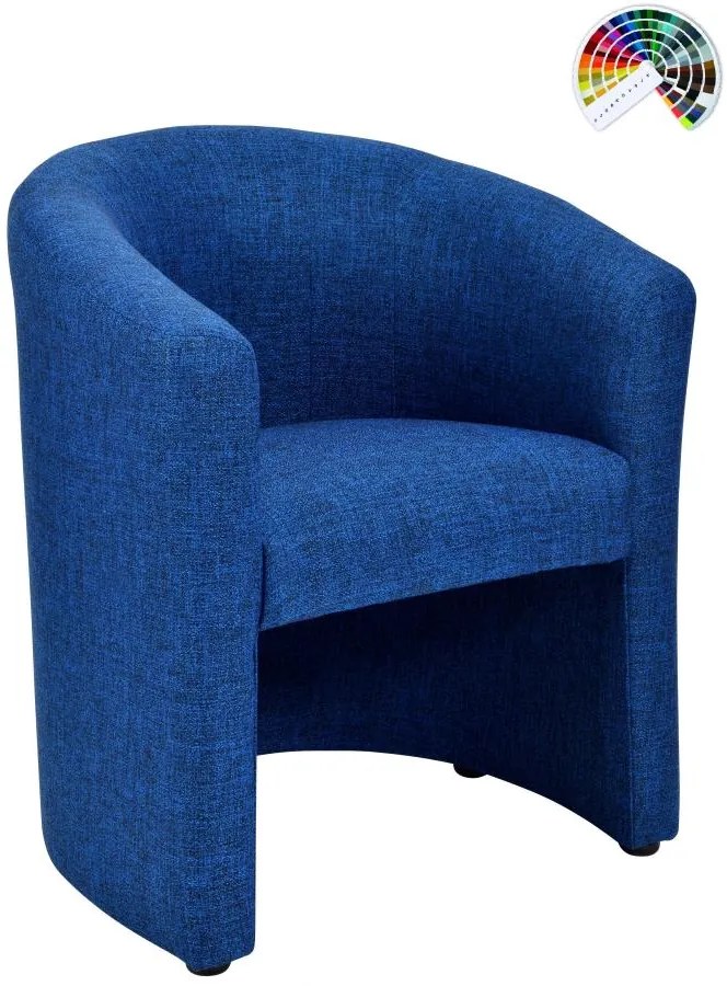 Kancelárska sedačka KELLY 1-sedák čalúnenie KOŽENKA Arizona