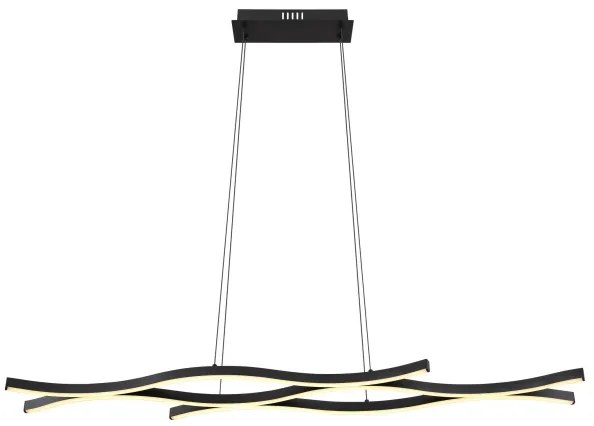 Globo 67206H - LED Luster na lanku GERONIMO LED/35W/230V čierna