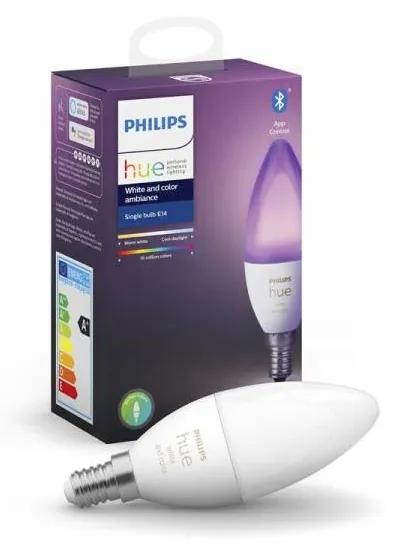 Philips LED Stmievateľná žiarovka Philips Hue WHITE AND COLOR E14/5,3W/230V 2200K - 6500K P3946