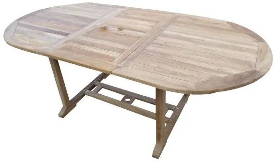 InternetovaZahrada - Záhradný teakový stôl Alfi - oválny