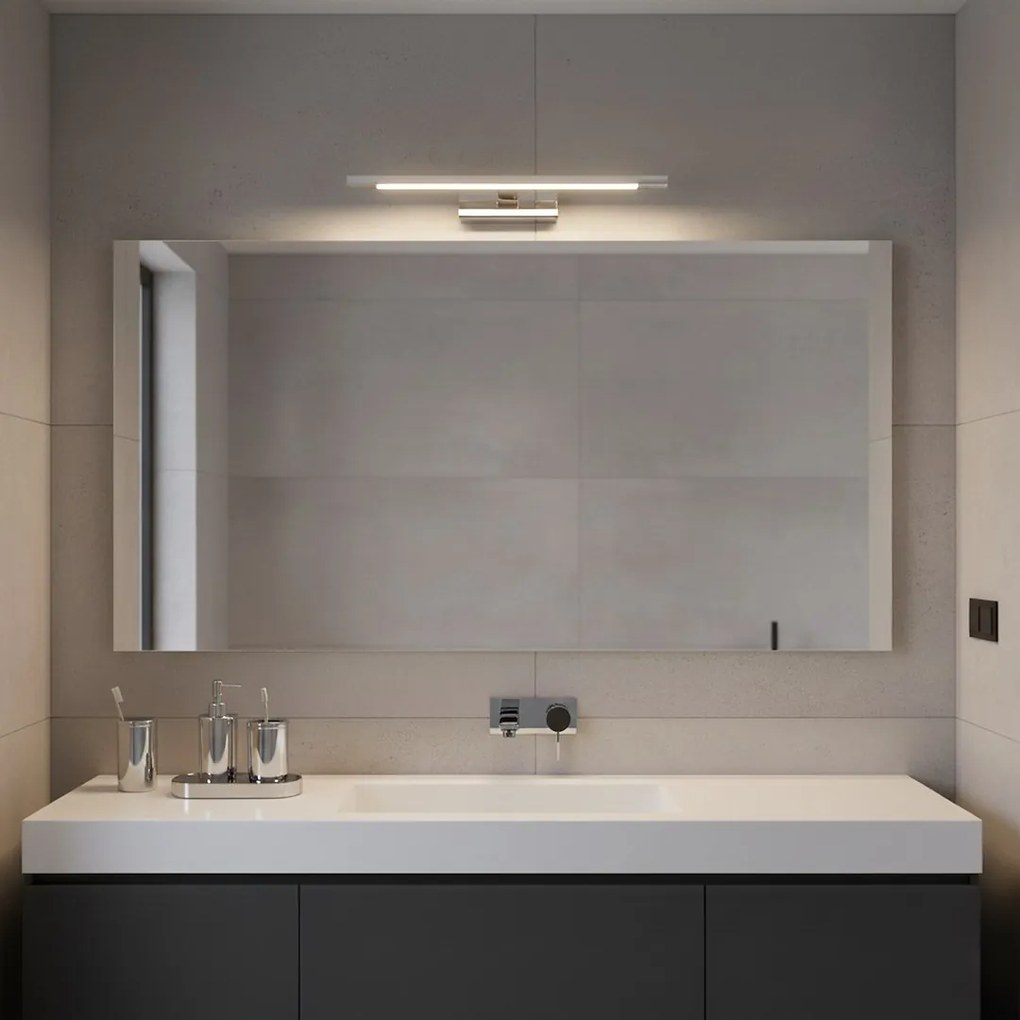 Nástenné LED svietidlo Klimt, 1x LED 8w, 3000-6000k, (40 cm), ch