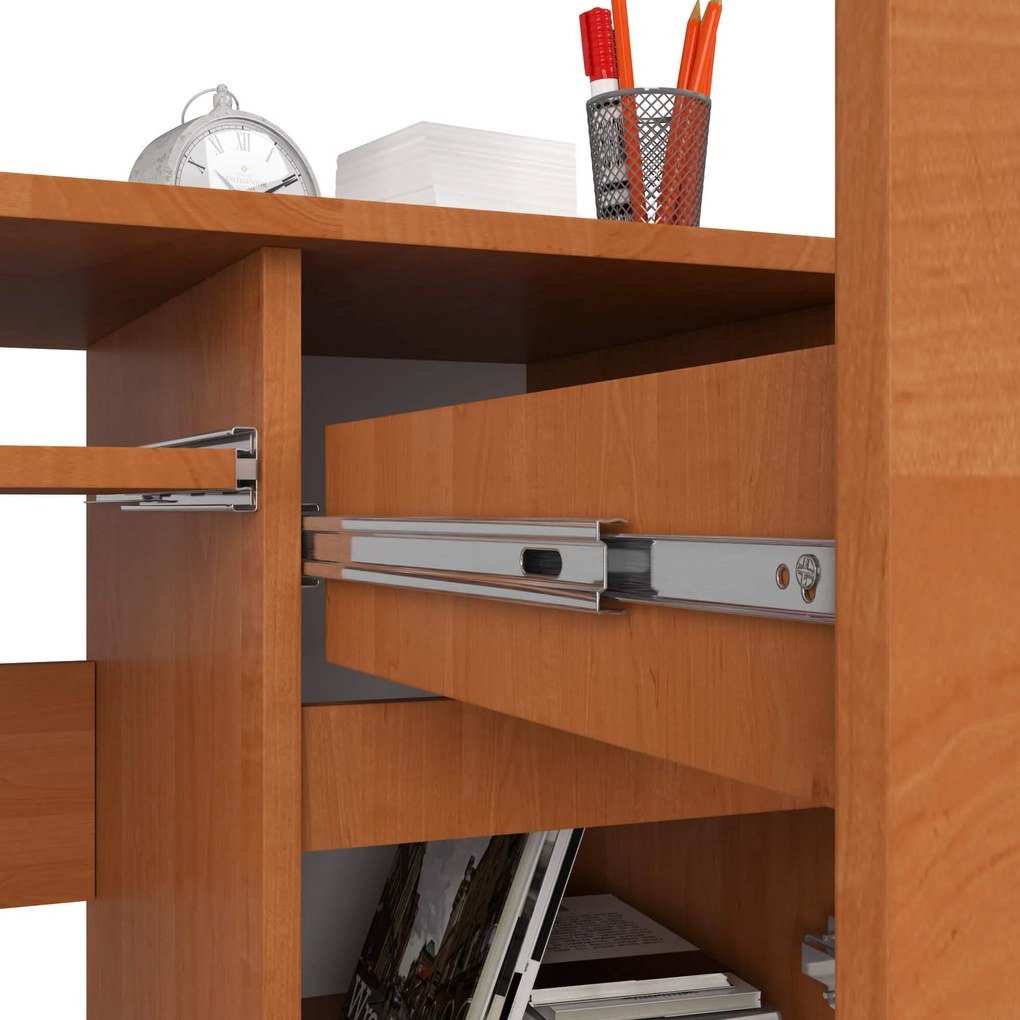 Písací stôl PIKSEL 90 cm jelša pravý