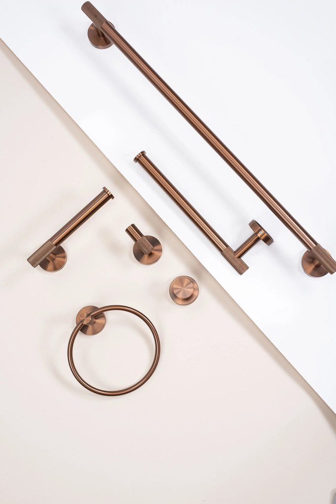Rea Modern, kúpeľňový vešiak na uteráky 60cm, 6603, medená matná, REA-98001