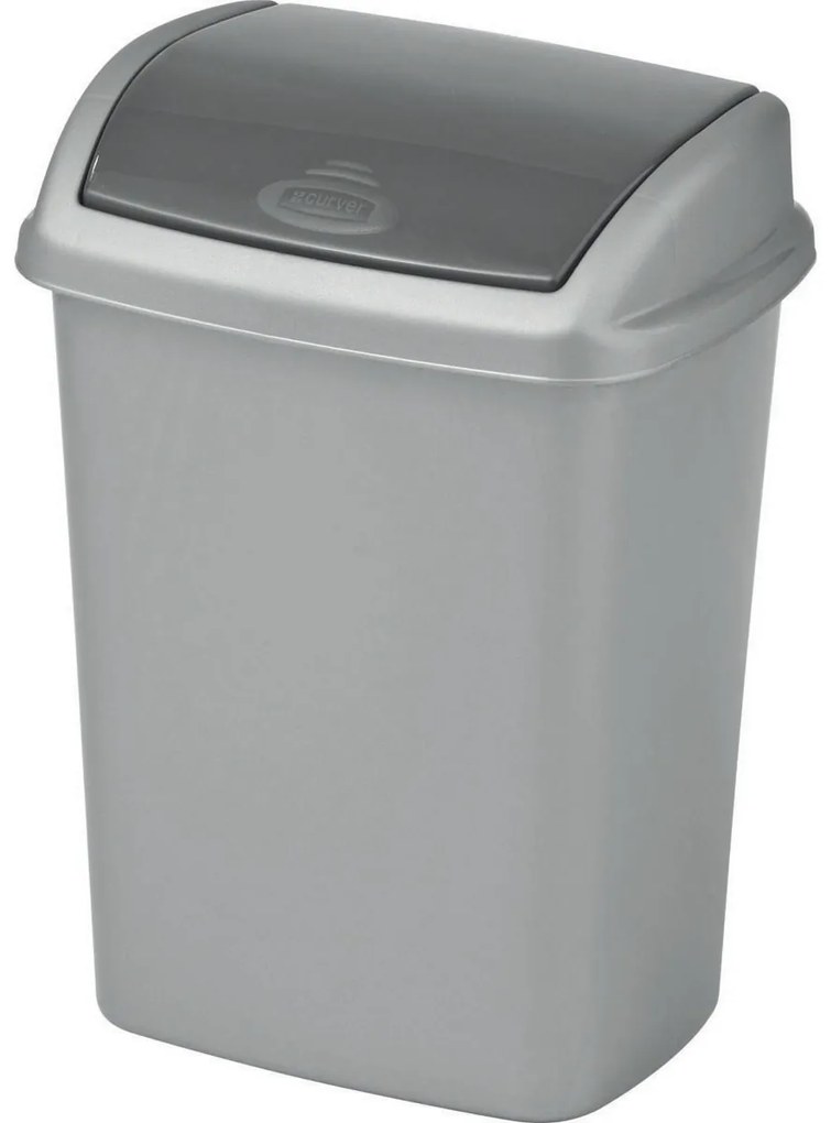 Curver Odpadkový kôš SWING 10L sivý