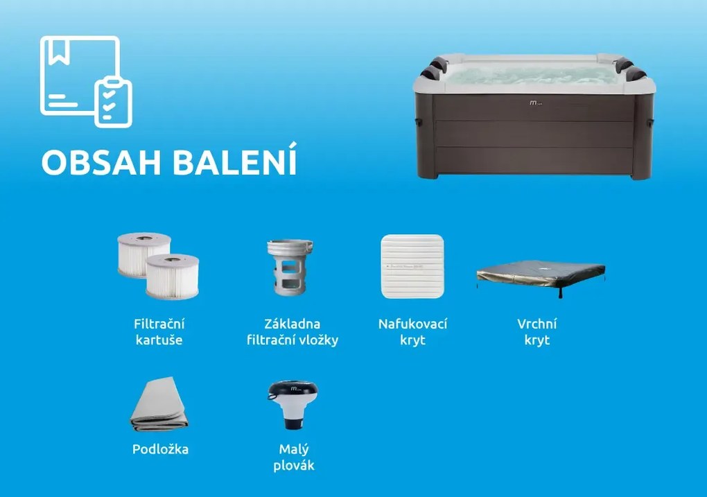 Mspa | Bazén vírivý MSPA Tribeca | 11400310