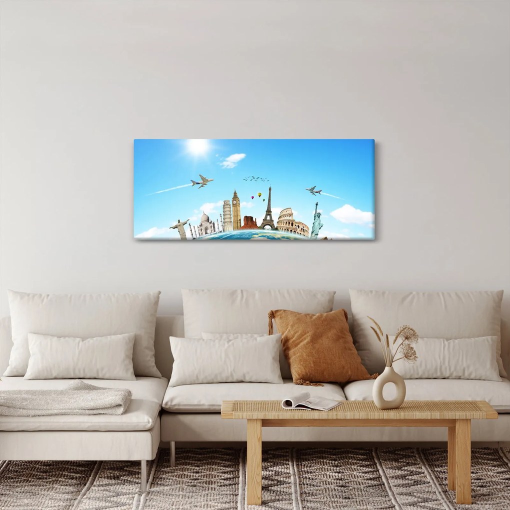 Obraz - Cestovanie (120x50 cm)