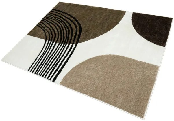 Koberec CLARA 02923A krémový / hnedý