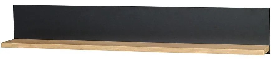 Polička 10 John dub lefkas/čierna