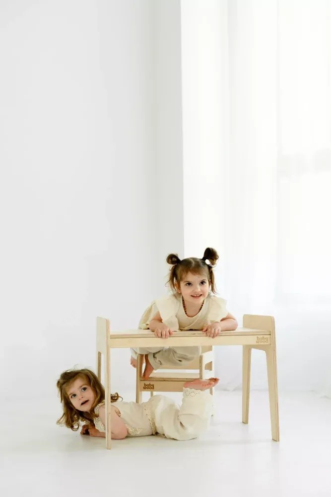 Stôl pre deti natural S/M