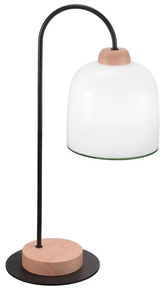 Kolarz Kolarz A1352.71.G - Stolná lampa NONNA 1xE27/60W/230V dub/biela/zelená KL0227