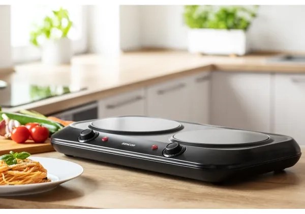 Sencor - Dvojitý sklokeramický varič 2400W/230V