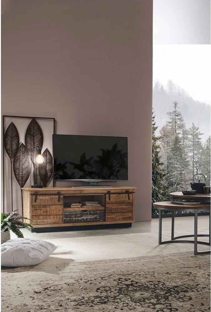 Kovová nástenná dekorácia 61x135 cm Adhira – Bizzotto