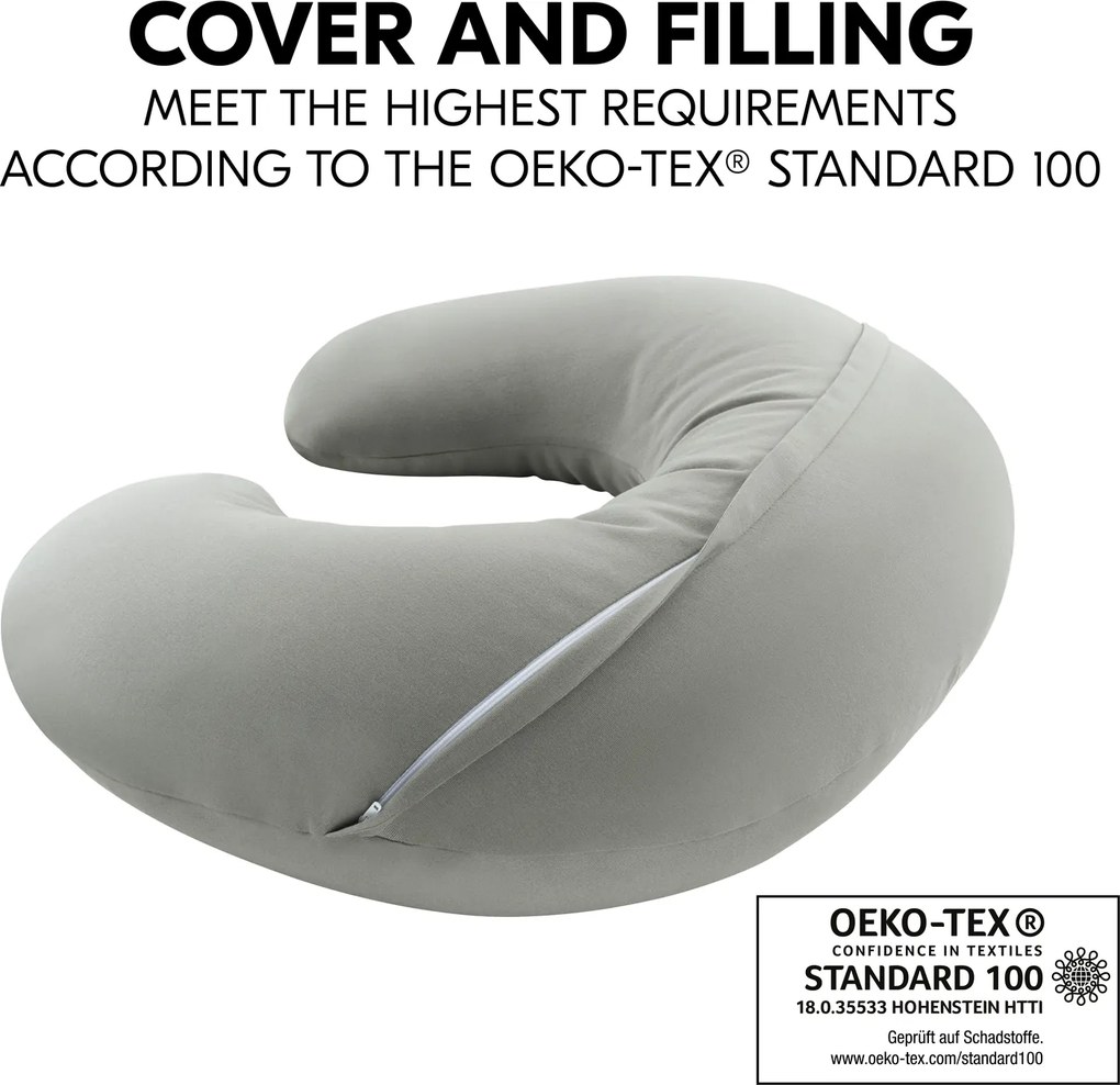 Hauck Univerzálny dojčiaci vankúš NURSE N FEED, Anthracite