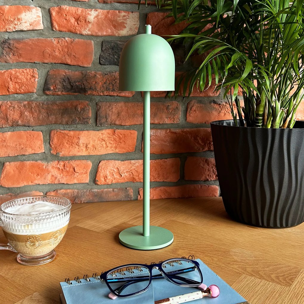 Toolight Toolight, bezdrôtová nočná USB lampa APP1361-T, zelená matná, OSW-08624