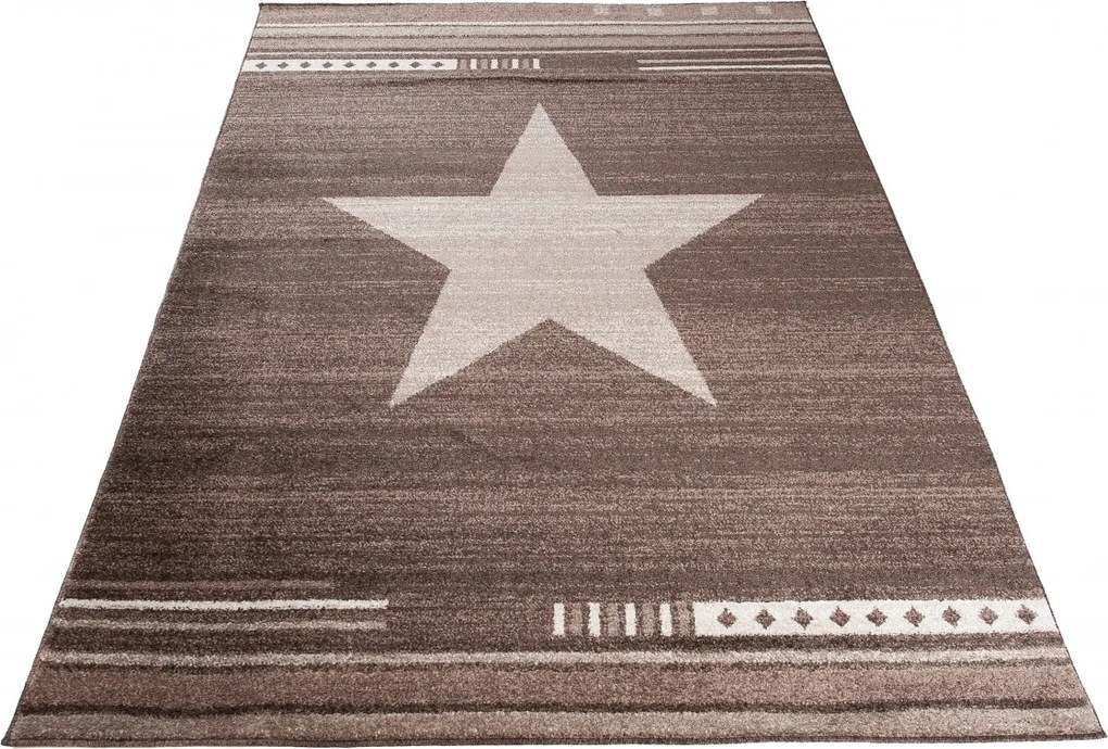 TA Koberec L916A HNEDÉ MAROKO BRH Rozmer: 140x190 cm