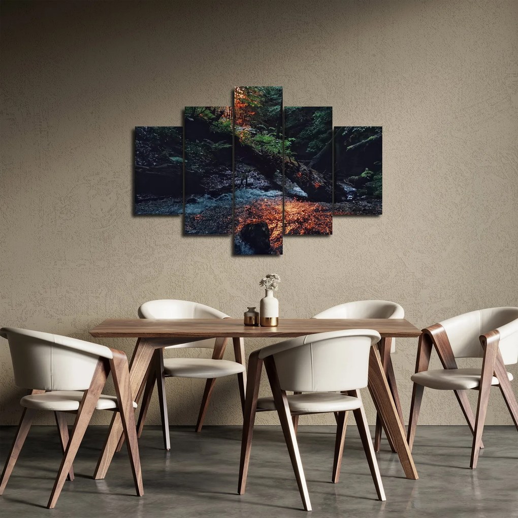 Obraz horskej riečky (150x105 cm)