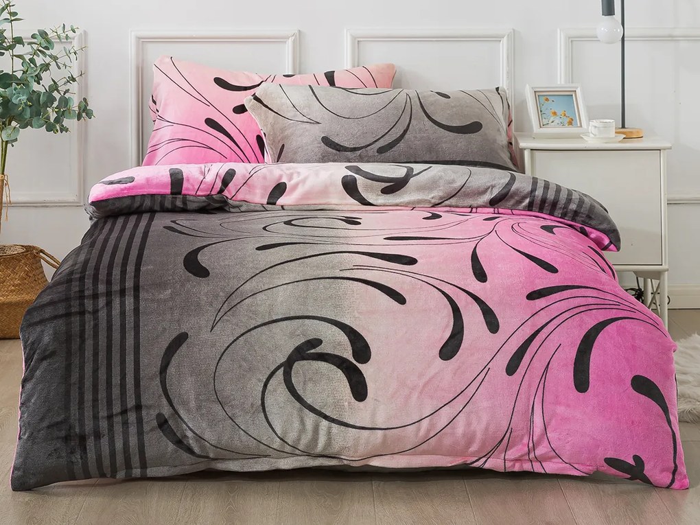 XPOSE® Predĺžené mikroplyšové obliečky NAOMI Exclusive - lila